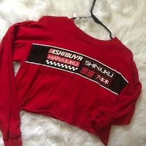 NWOT Forever 21 Japan Crop Top